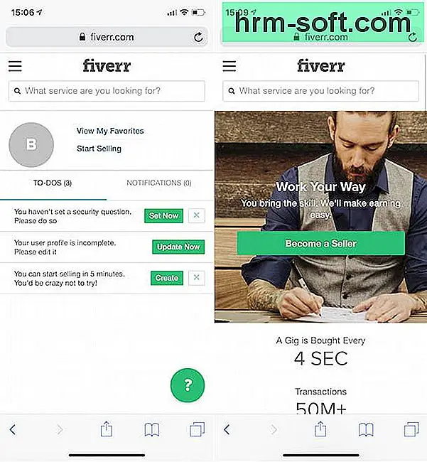 Berbicara dengan sahabat Anda, Anda belajar tentang Fiverr, sebuah platform tempat Anda dapat memamerkan keterampilan digital Anda dan menambah gaji Anda.