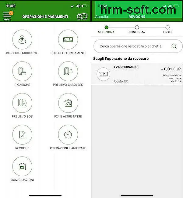 כיצד לשלם F24 באמצעות אפליקציית Intesa Sanpaolo