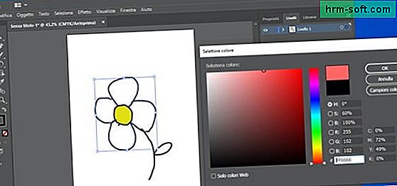 วิธีการลงสีในโปรแกรม Illustrator