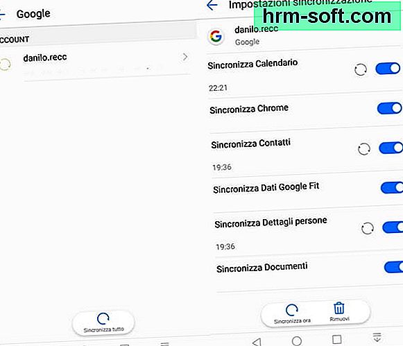 google, tuoccount, email, windows, possible, dellaccount, synchronization, gmail, device, conl, number, haittivalfdovrainserirencun, code, smartphone, newoccount