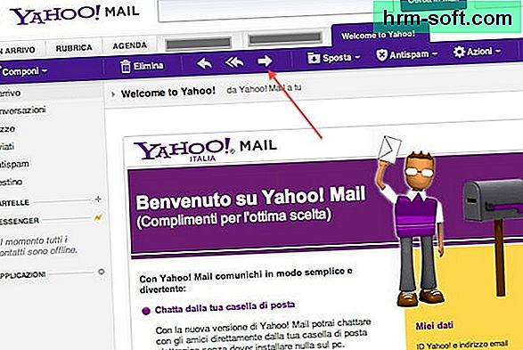 Como encaminhar um e-mail com o Yahoo