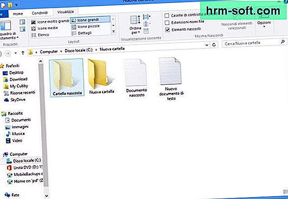 Cara melihat file tersembunyi di Windows 8