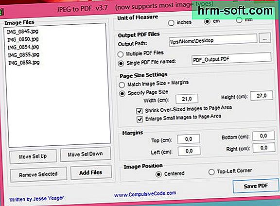כיצד להמיר קבצי JPEG ל- PDF