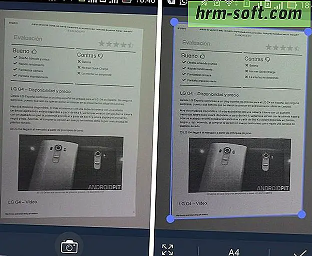 Cómo escanear documentos con la cámara