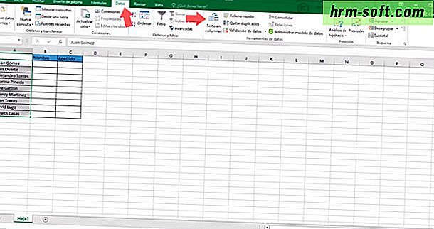 ¿Cómo dividir una celda en Excel Software
