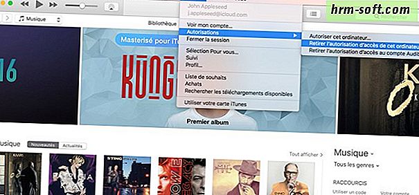 Autorisation de l'ordinateur iTunes