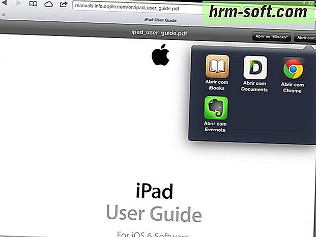 Como abrir um PDF com o iPad
