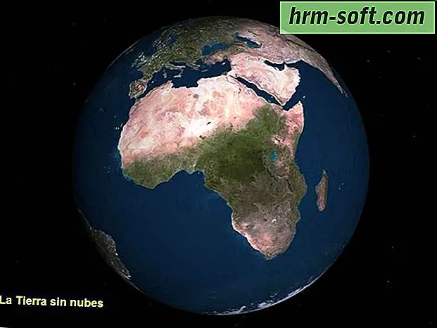 Imagens em tempo real do satélite como pano de fundo