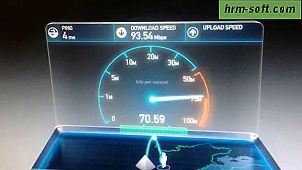 Velocidade de teste ADSL